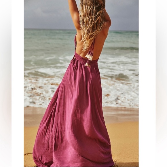 NWOT FREE PEOPLE LOOK INTO THE SUN MAXI DRESS - Picture 2 of 3